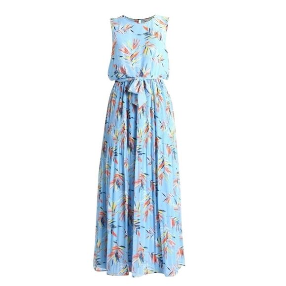 Pepe Jeans London Women's XS Maxi dress BELINDA PL952107 0AA MULTI Blue - Picture 6 of 13